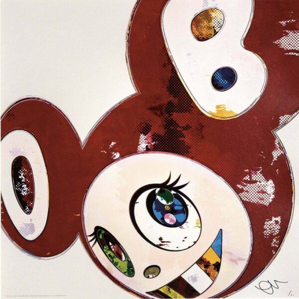 Takashi Murakami - And Then x 6 (Red: The Superflat Method)