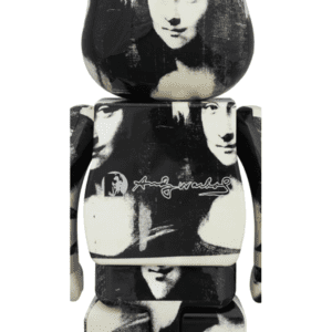 Be@rbrick - Andy Warhol Double Mona Lisa (B/W)