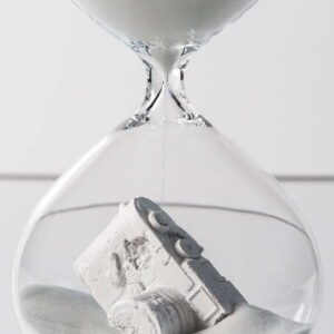 Daniel Arsham - Hourglass Sculpture White