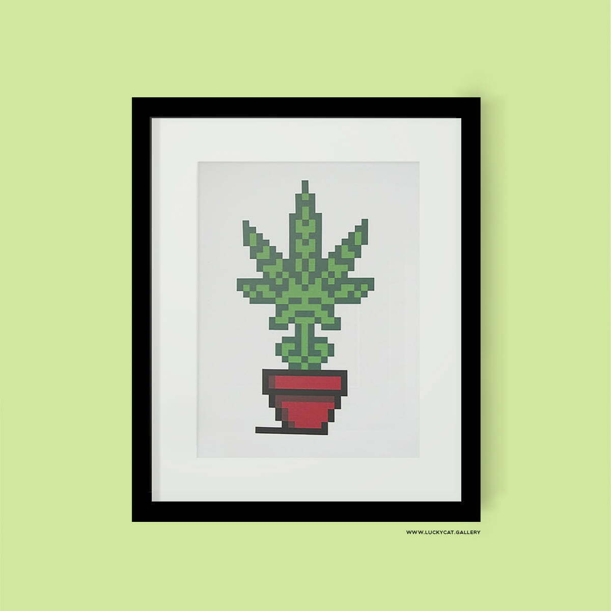 Invader Hollyweed Red Pot