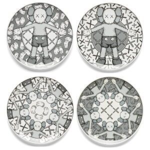 KAWS x NGV - Ceramic Plates (Grey)