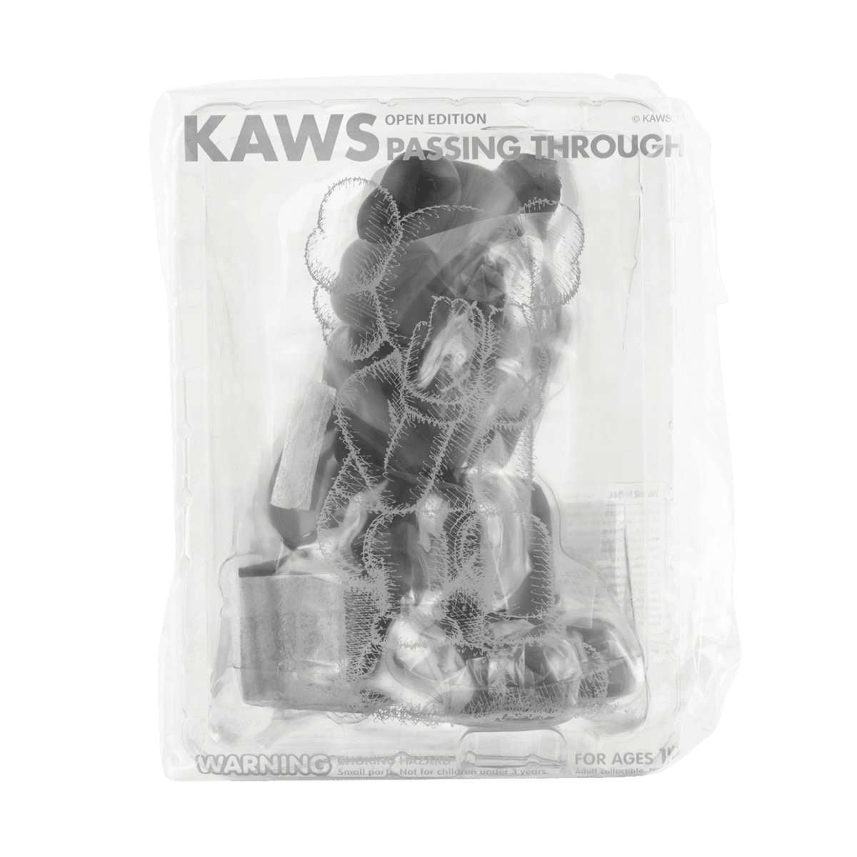 KAWS - Passing Through Open Black Packaging