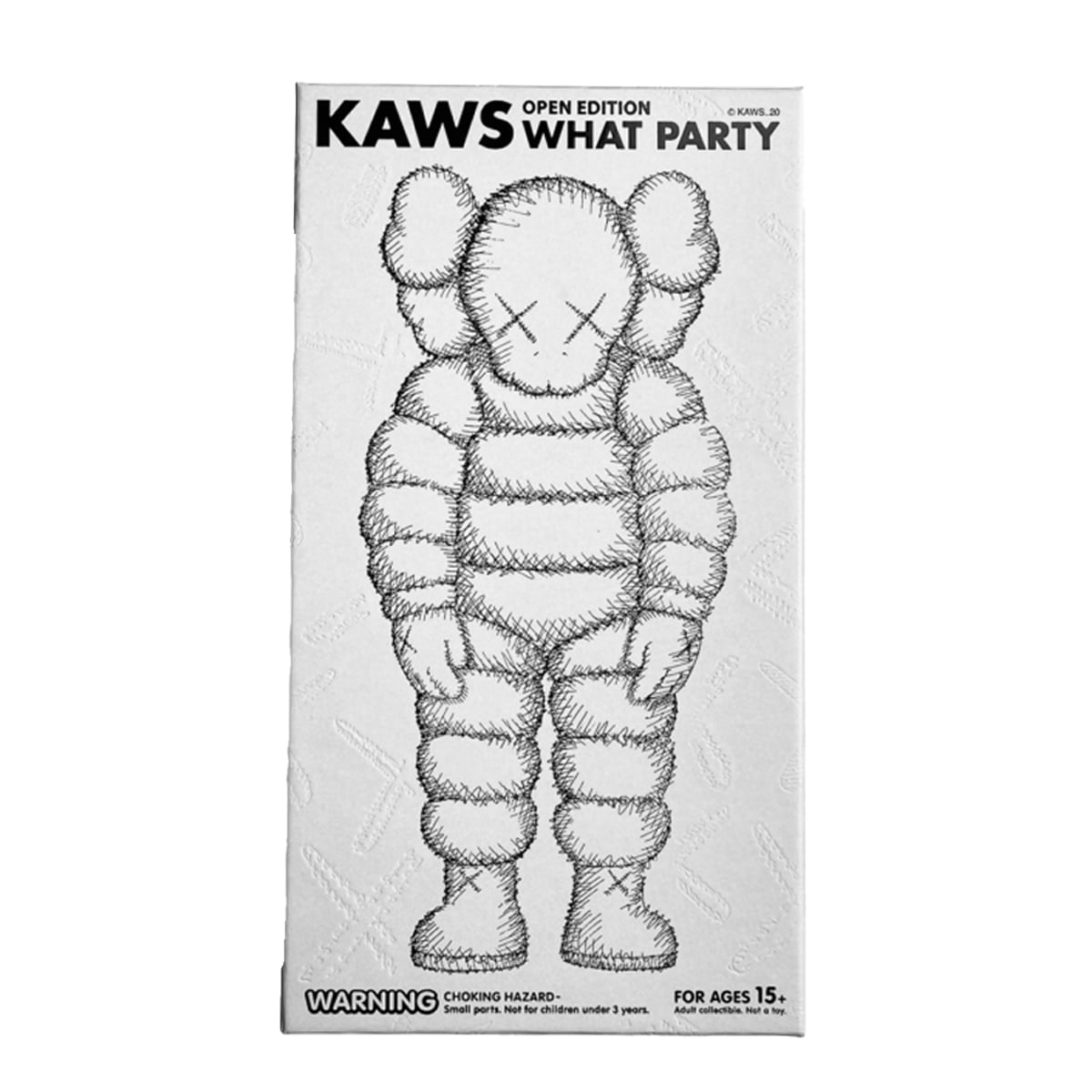 KAWS-What Party-White-lid