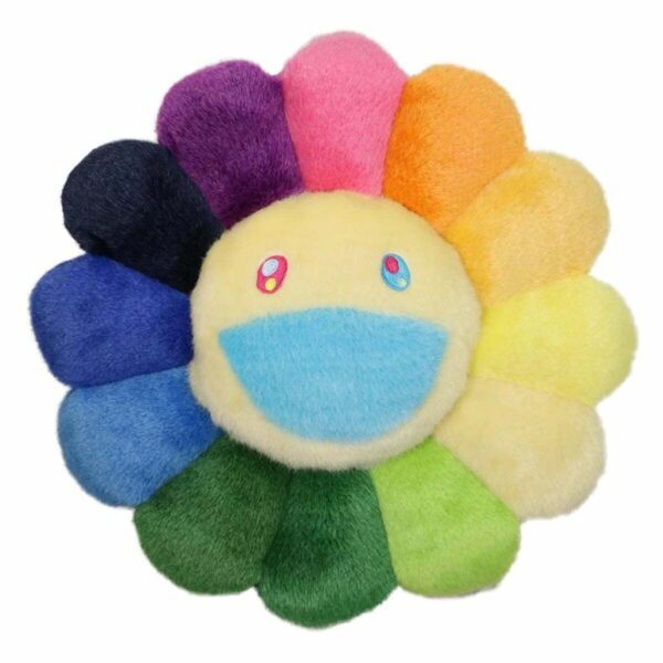 Takashi Murakami - Rainbow / Yellow / Blue Flower Cushion
