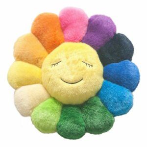 Takashi Murakami - Rainbow Flower Cushion