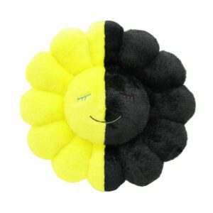 Takashi Murakami x HIKARU - Black / Yellow Flower Cushion