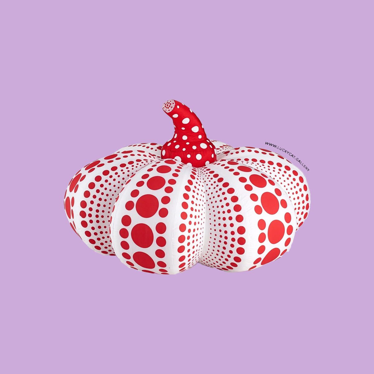 Yayoi Kusama _ Pumpkin Plush Red