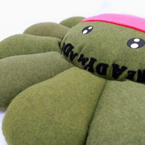 Takashi Murakami x READYMADE - 1m Olive Flower Cushion