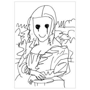 MADSAKI - Coffee Break Drawing of Mona Lisa_P