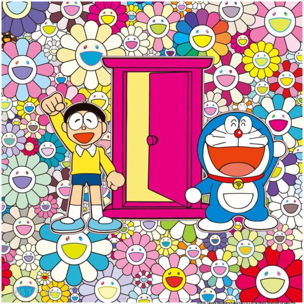 Takashi Murakami - We Came to the Field of Flowers Through Anywhere Door (Dokodemo Door)! - Edition of 1000