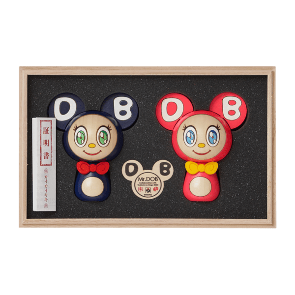Takashi Murakami x Usaburo No Mago - DOB Kokeshi Doll Set