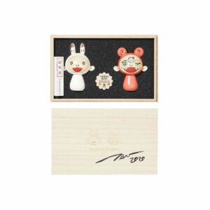 Takashi Murakami x Usaburo No Mago - Kaikai & Kiki Kokeshi Doll Set