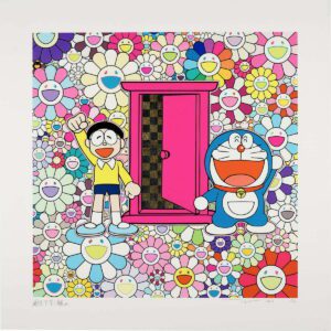 Takashi Murakami - We Came to the Field of Flowers Through Anywhere Door (Dokodemo Door)! - Edition of 300